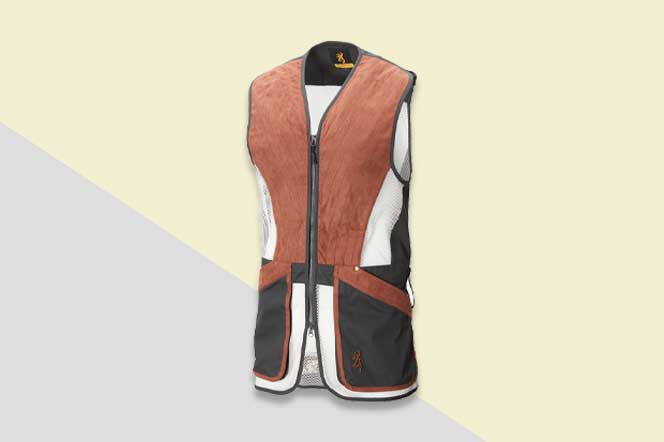*Browning Shooting Vest Claybuster Black Orange Clay Shooting/Hunting 